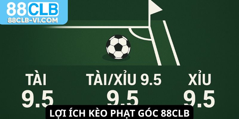 Lợi ích khi chơi kèo phạt góc tại 88CLB